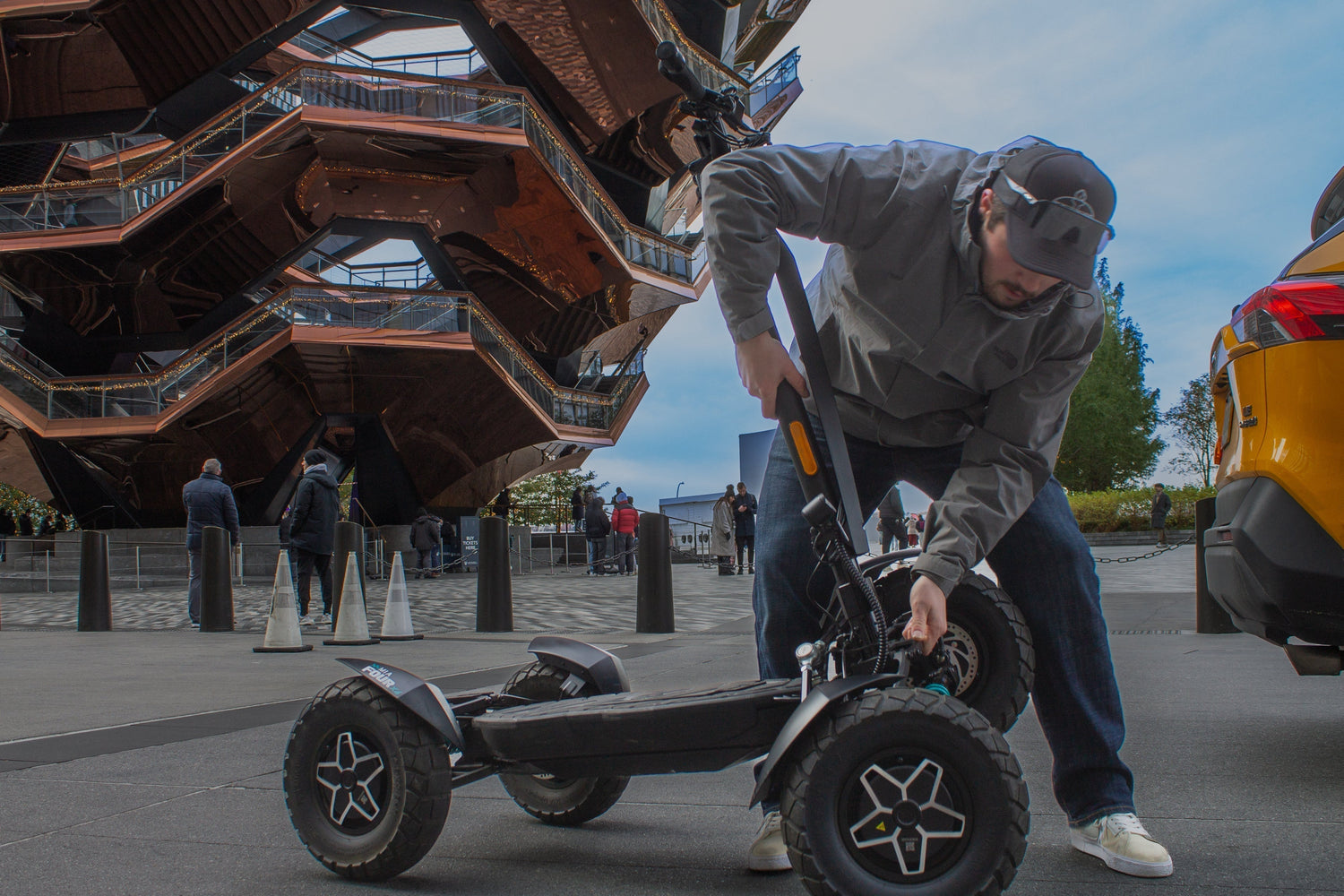 Speed Meets Style: Exploring the Mia Four X4 Quadboard Scooter's Incredible up to 50MPH Performance!