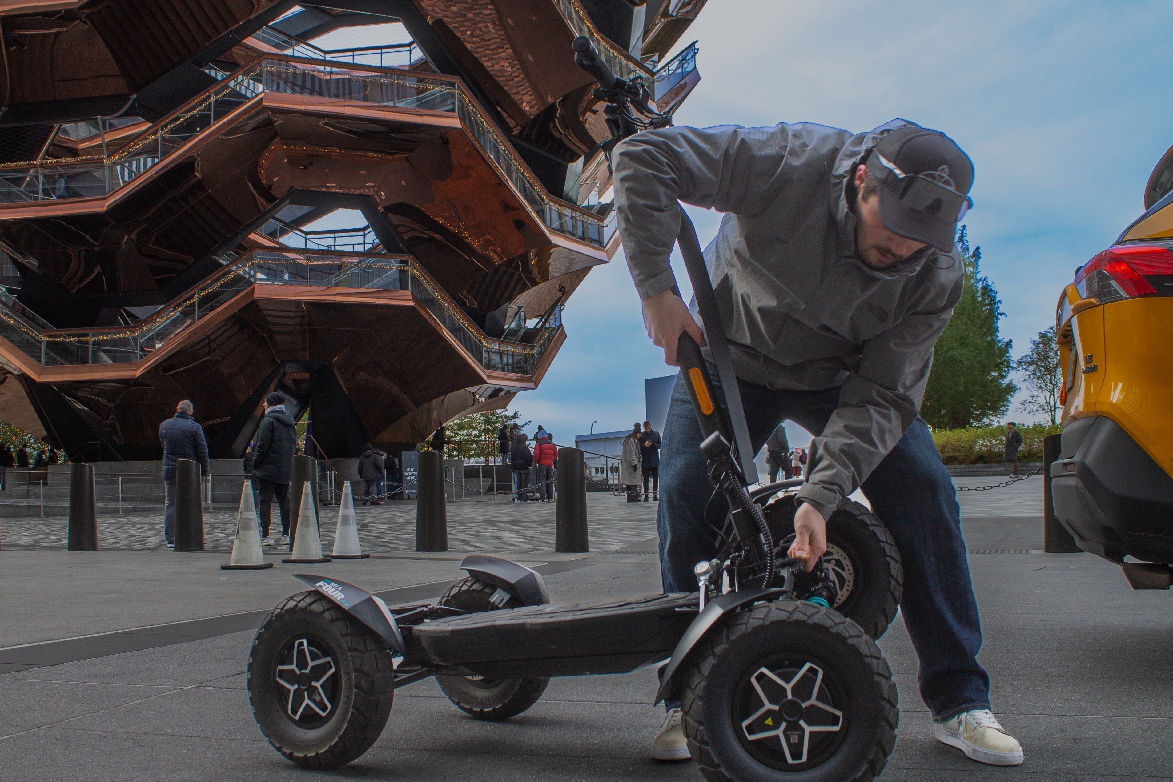 Speed Meets Style: Exploring the Mia Four X4 Quadboard Scooter's Incredible up to 50MPH Performance!