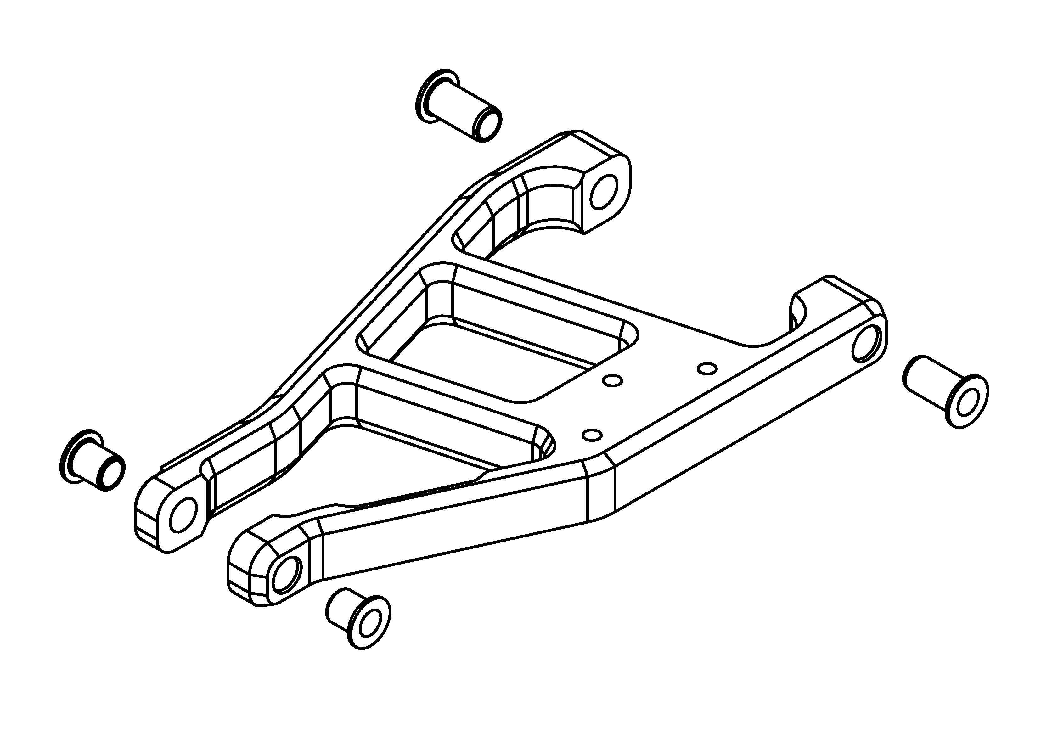 ATV's Assembled Bottom Arm